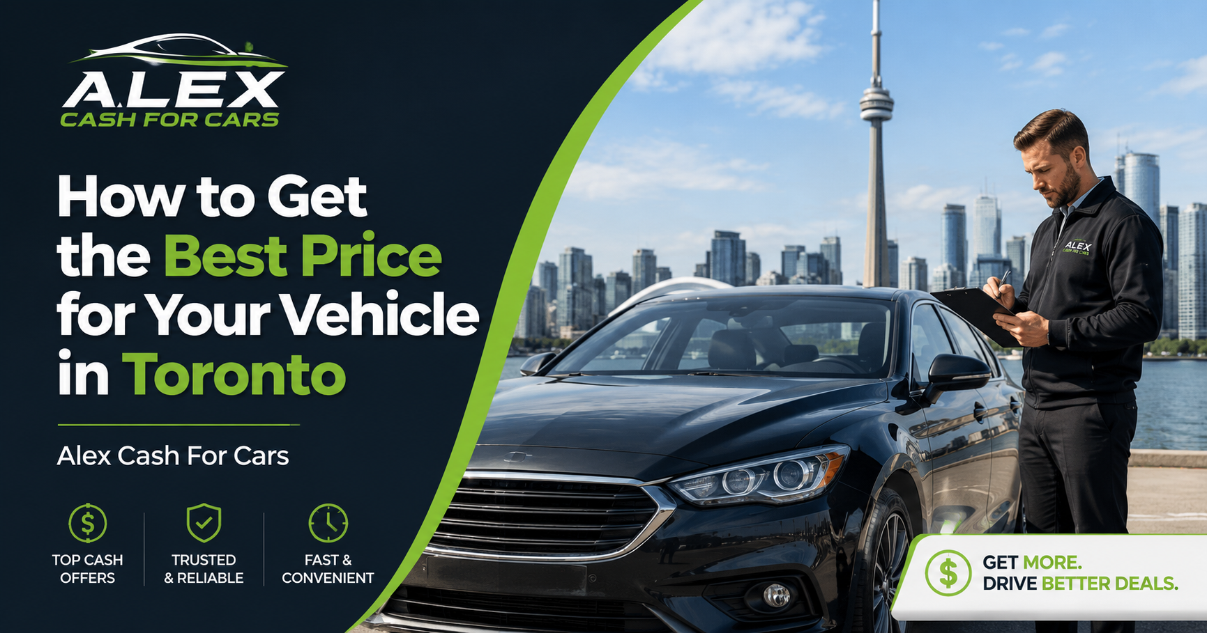 How to get the best price for your vehicle in Toronto - Alex Cash For Cars